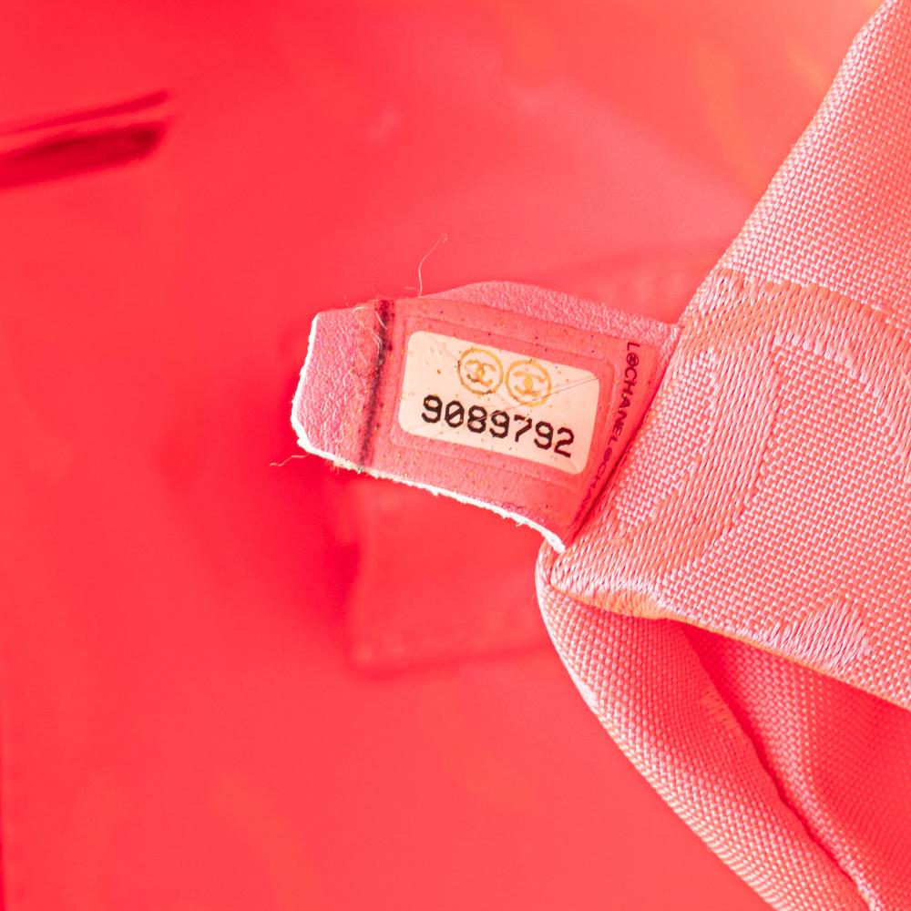 Chanel B Chanel White with Black Lambskin Leather Leather Maxi Lambskin Cambon Ligne Crossbody Italy