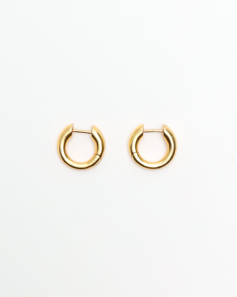 Balenciaga Gold Hoop Earrings