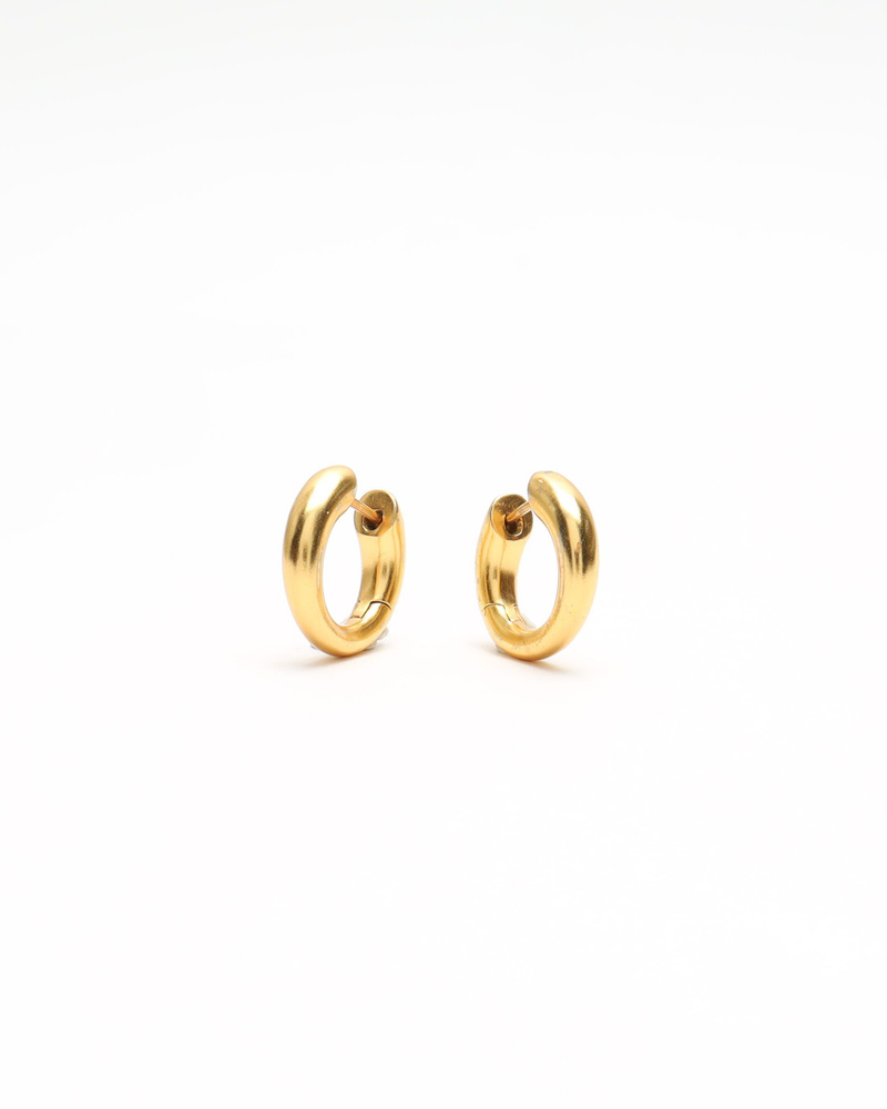 Balenciaga Gold Hoop Earrings