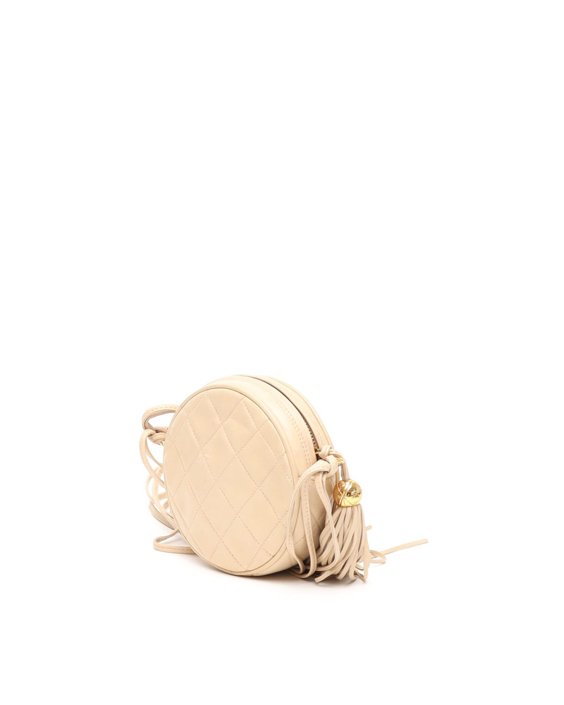 Chanel CC Round Fringe Shoulder Bag