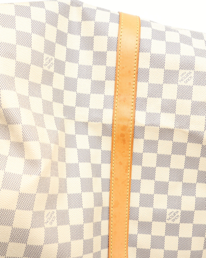 Louis Vuitton Damier Azur Keepall 50 Weekend Bag