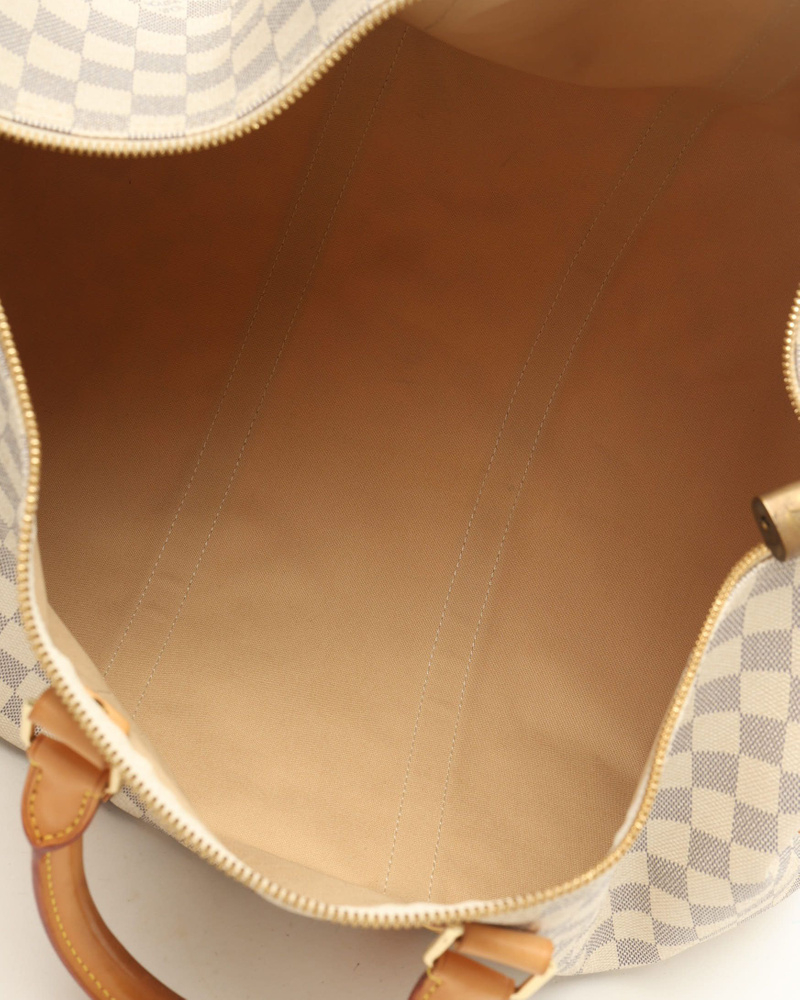 Louis Vuitton Damier Azur Keepall 50 Weekend Bag