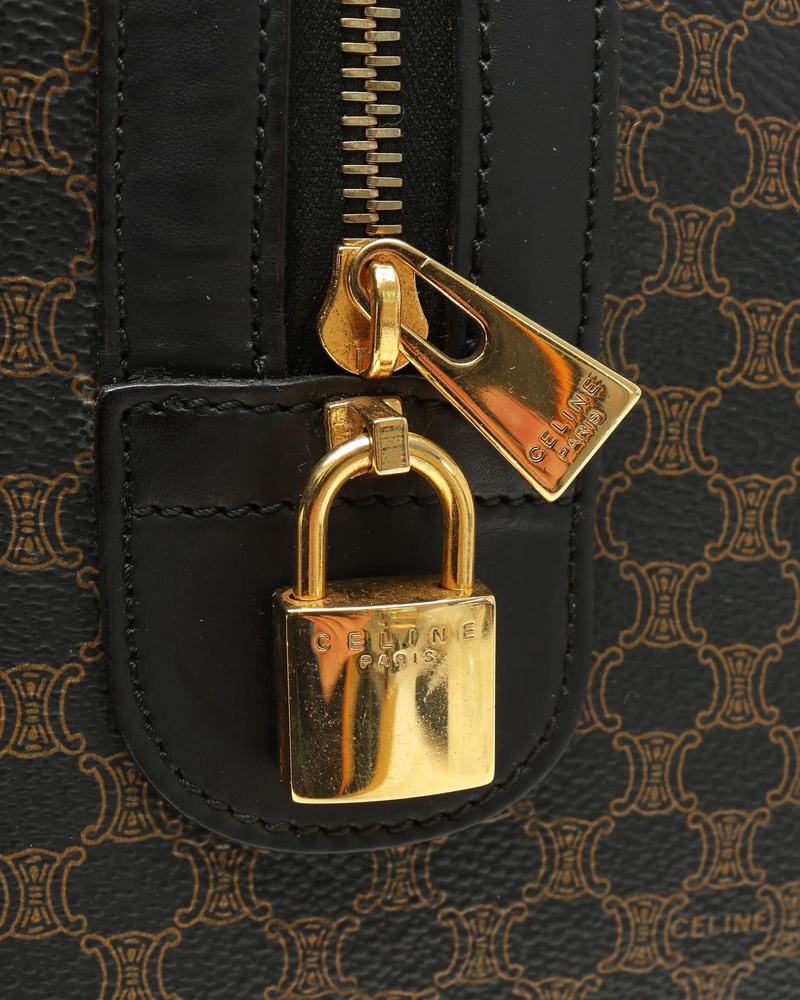 Celine Céline Macadam Boston Bag