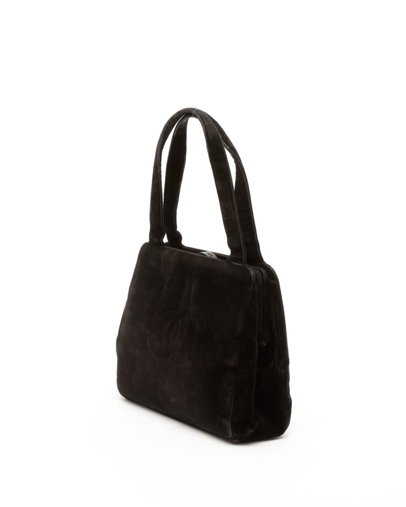 Chanel CC Velour Bag