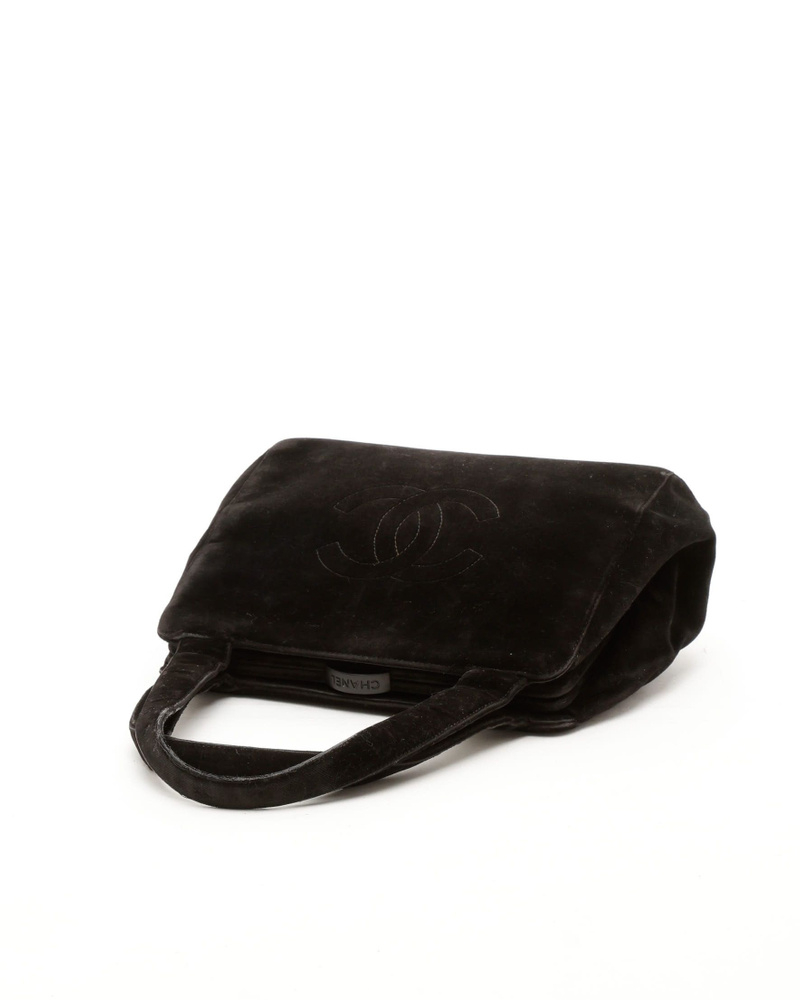 Chanel CC Velour Bag