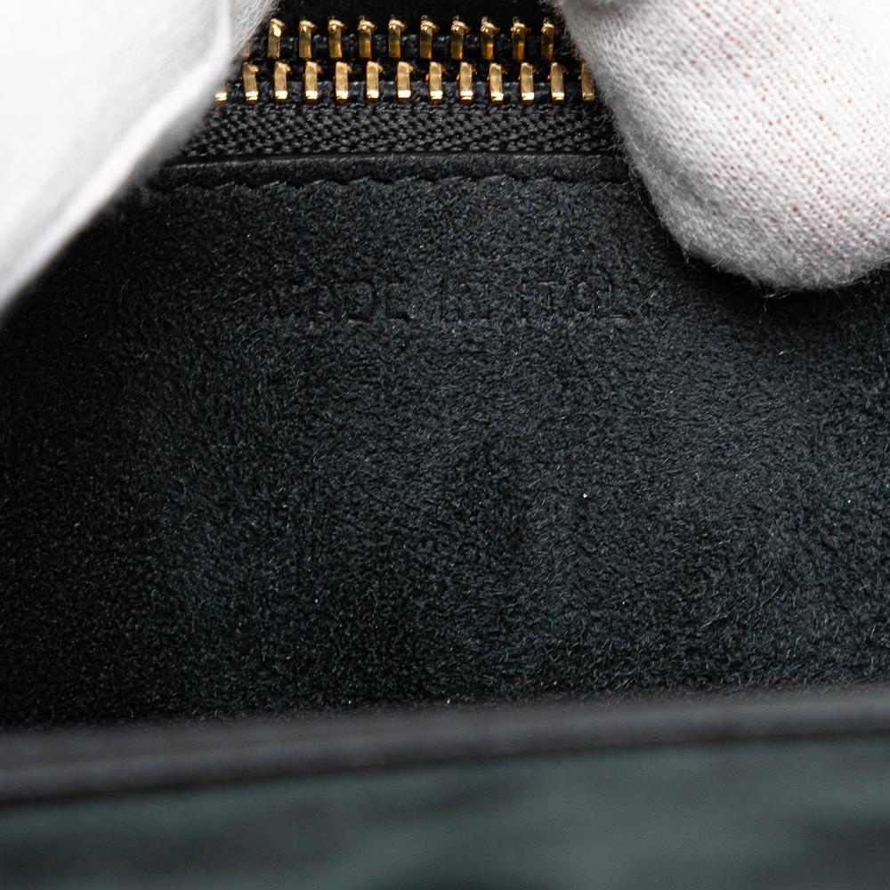 Christian Dior B Dior Silver Patent Leather Leather Metallic Patent Microcannage 2 in 1 30 Montaigne Pouch Italy