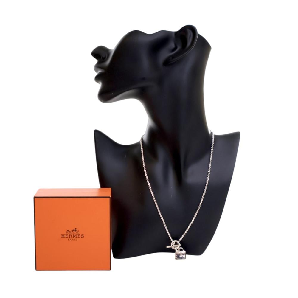 Hermès Silver SV925 / Sterling Silver Metal Sterling Silver Amulettes Kelly Pendant Necklace Italy