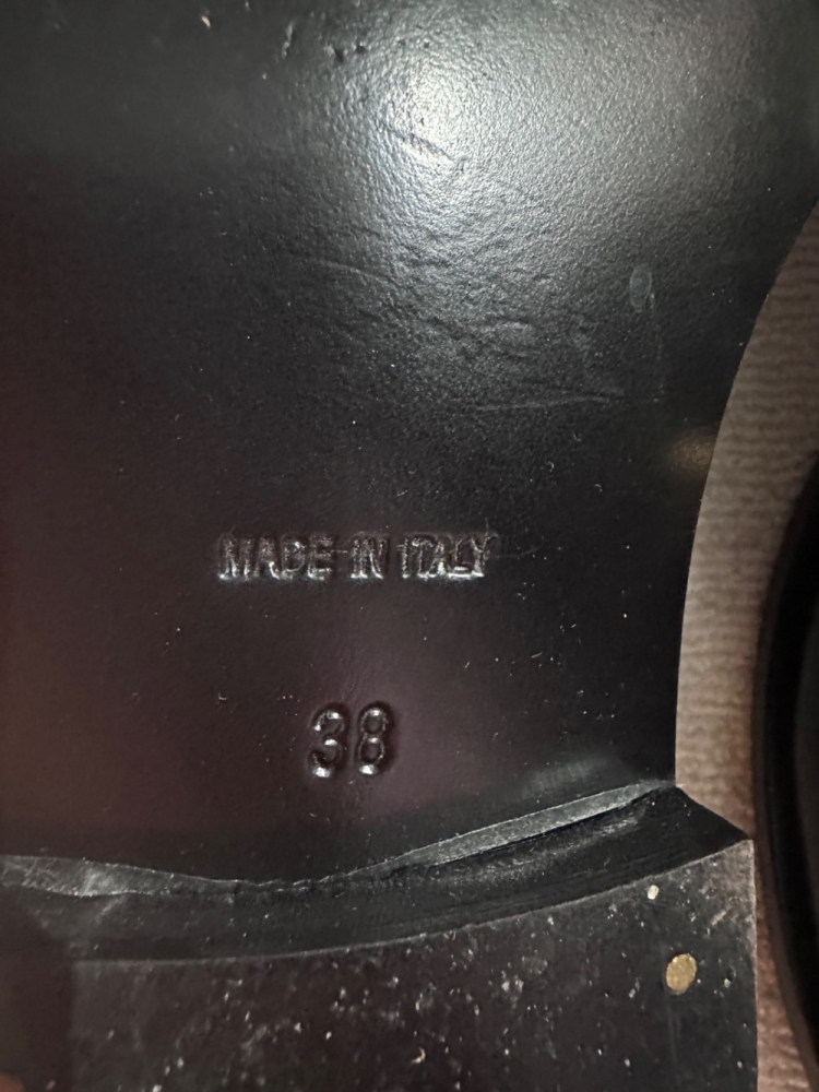 Valentino Garavani VLogo Kette Leder Slipper