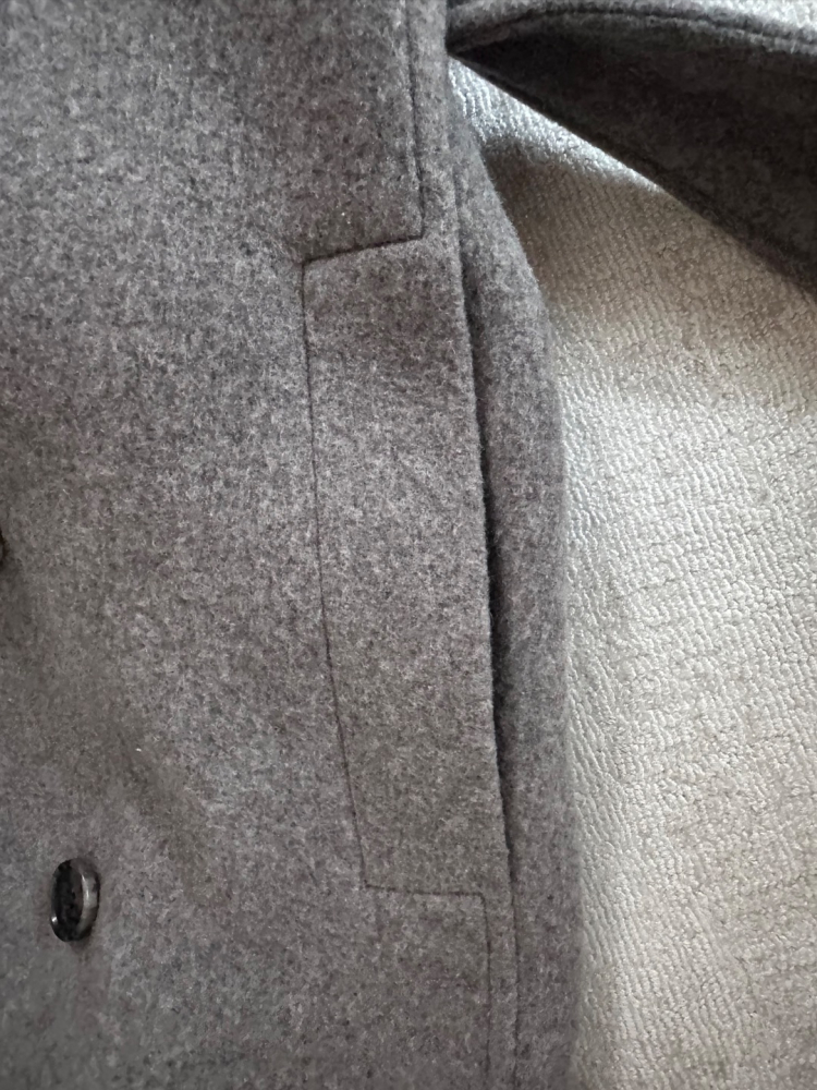 & other stories Übergroßer Wollmantel mit Gürtel