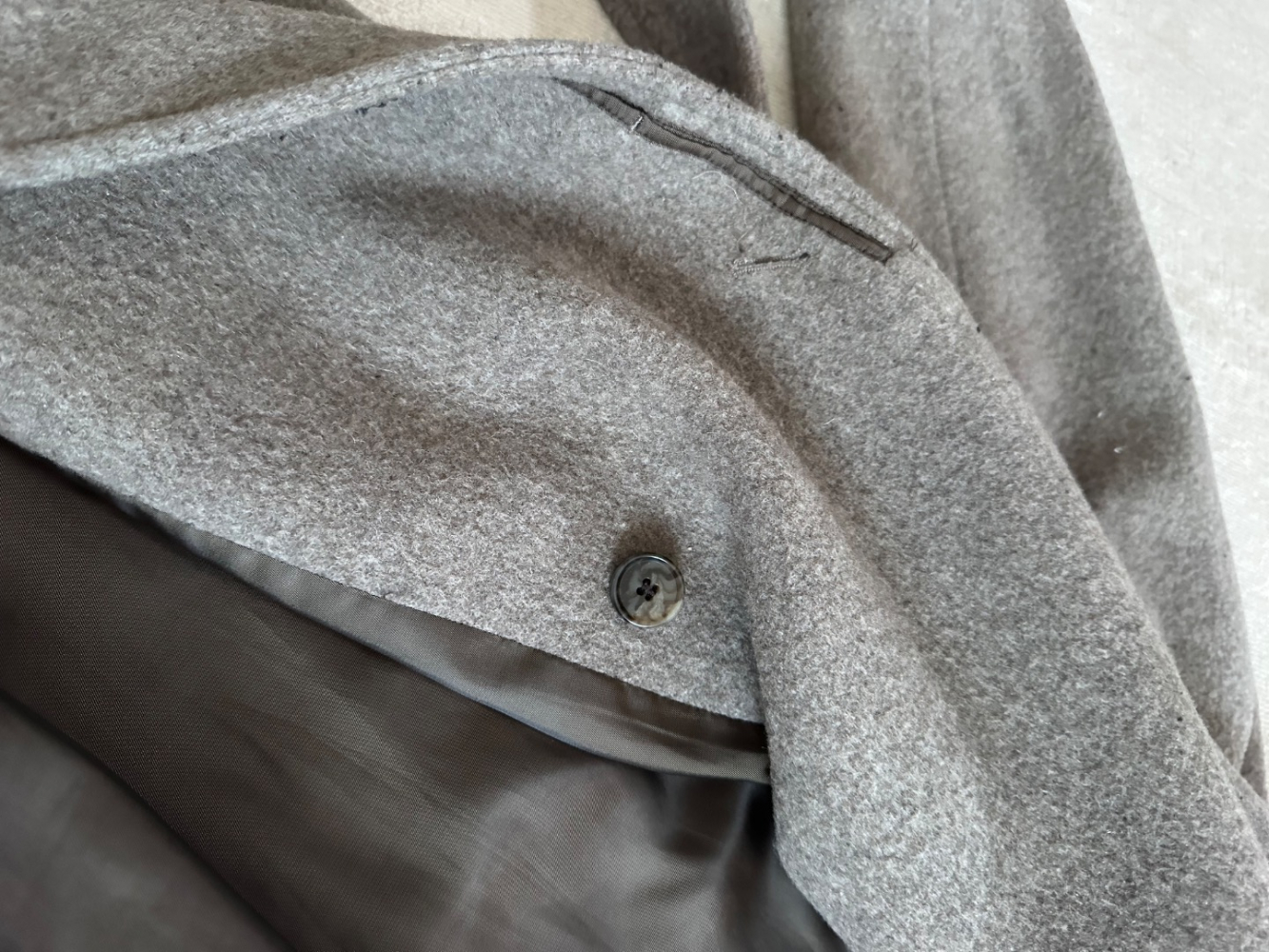 & other stories Übergroßer Wollmantel mit Gürtel