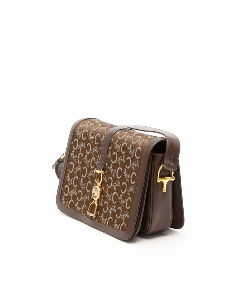 Celine Céline C Horse Carriage Shoulder Bag