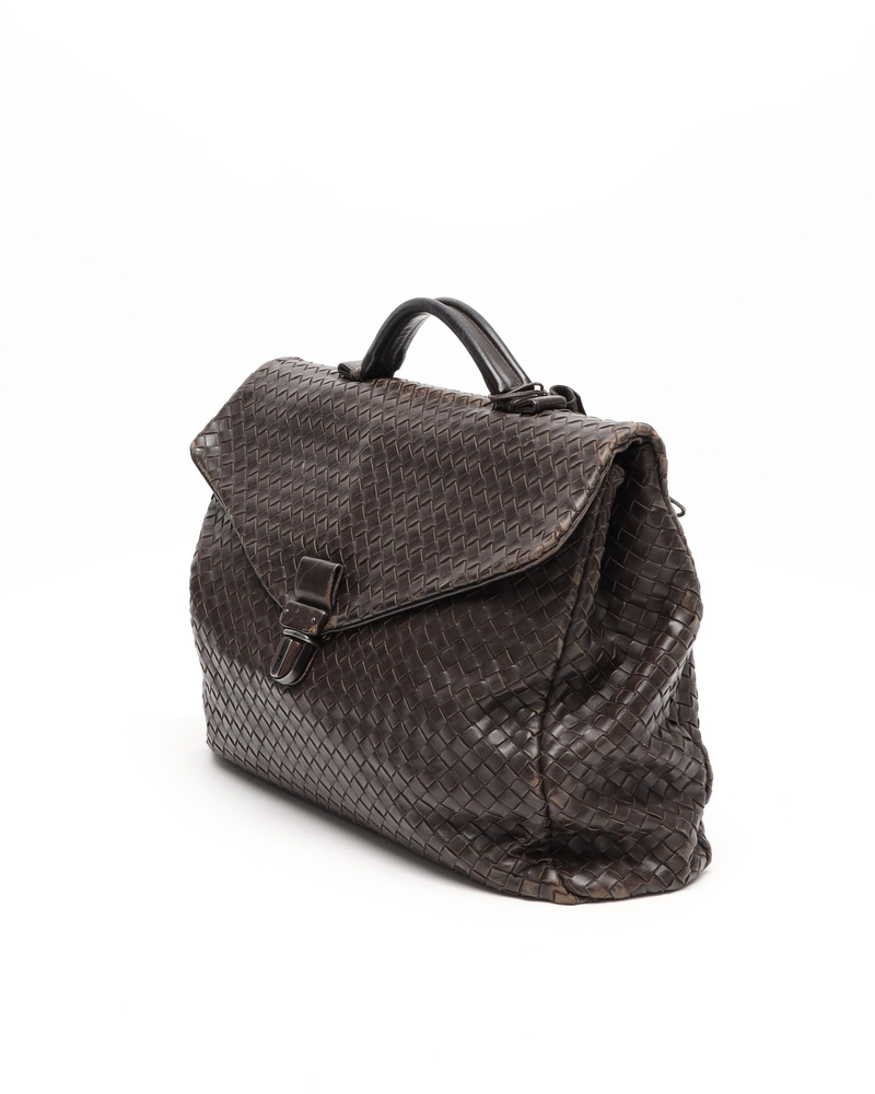 Bottega Veneta Peforated Intrecciato Briefcase