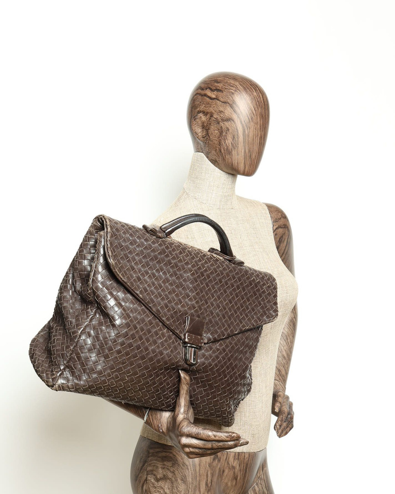 Bottega Veneta Peforated Intrecciato Briefcase