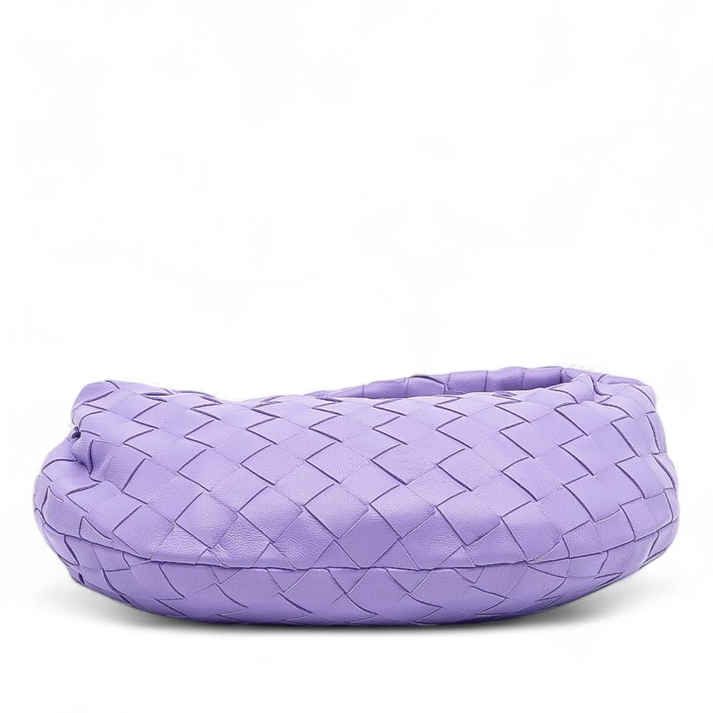 Bottega Veneta AB Bottega Veneta Purple Nappa Leather Leather Mini Nappa Intrecciato Jodie Italy
