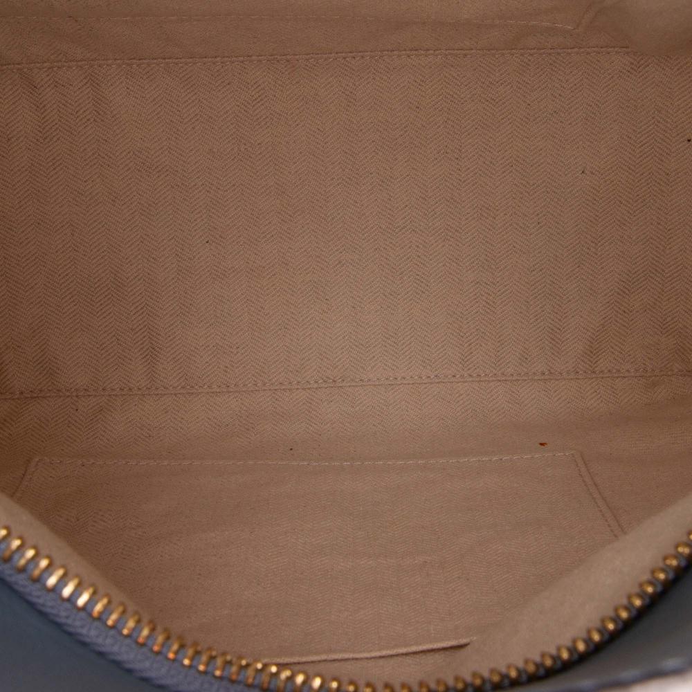 Loewe B LOEWE Blue Light Blue Calf Leather Medium Tricolor skin Puzzle Satchel Spain