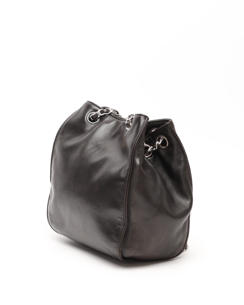 Chanel CC Chain Bucket Bag