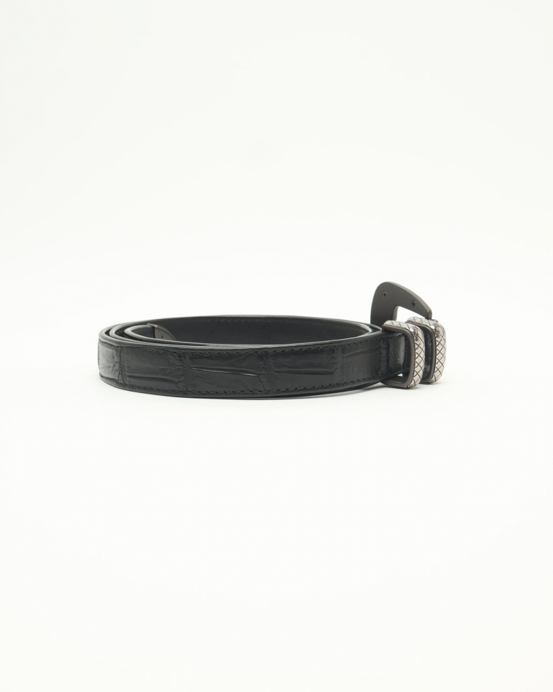 Bottega Veneta Leather Belt, Size 90