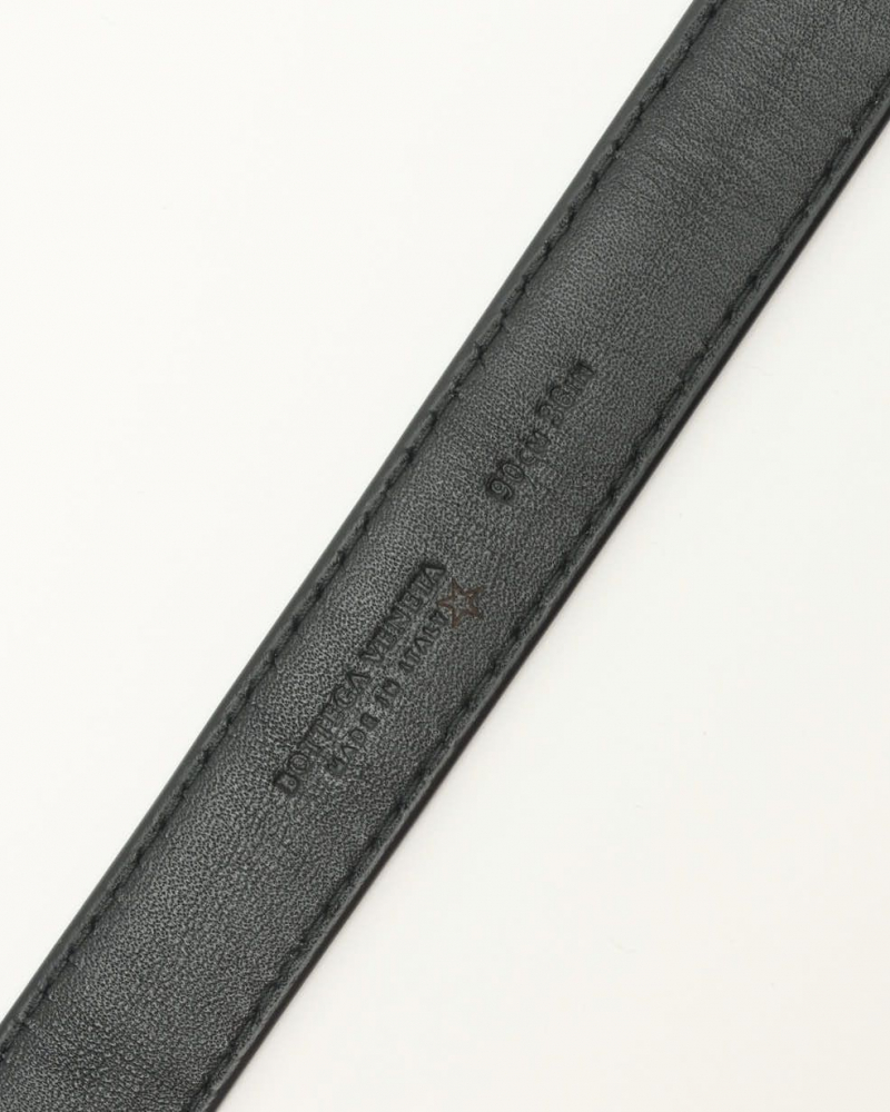 Bottega Veneta Leather Belt, Size 90