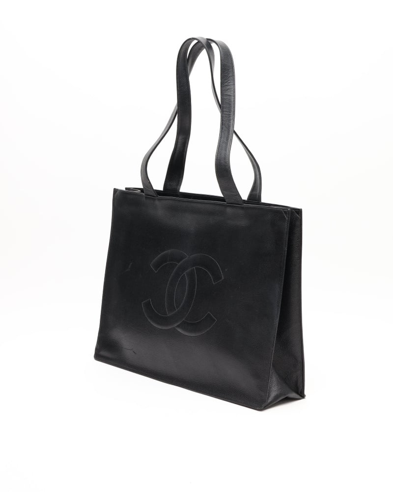 Chanel CC Caviar Tote Bag