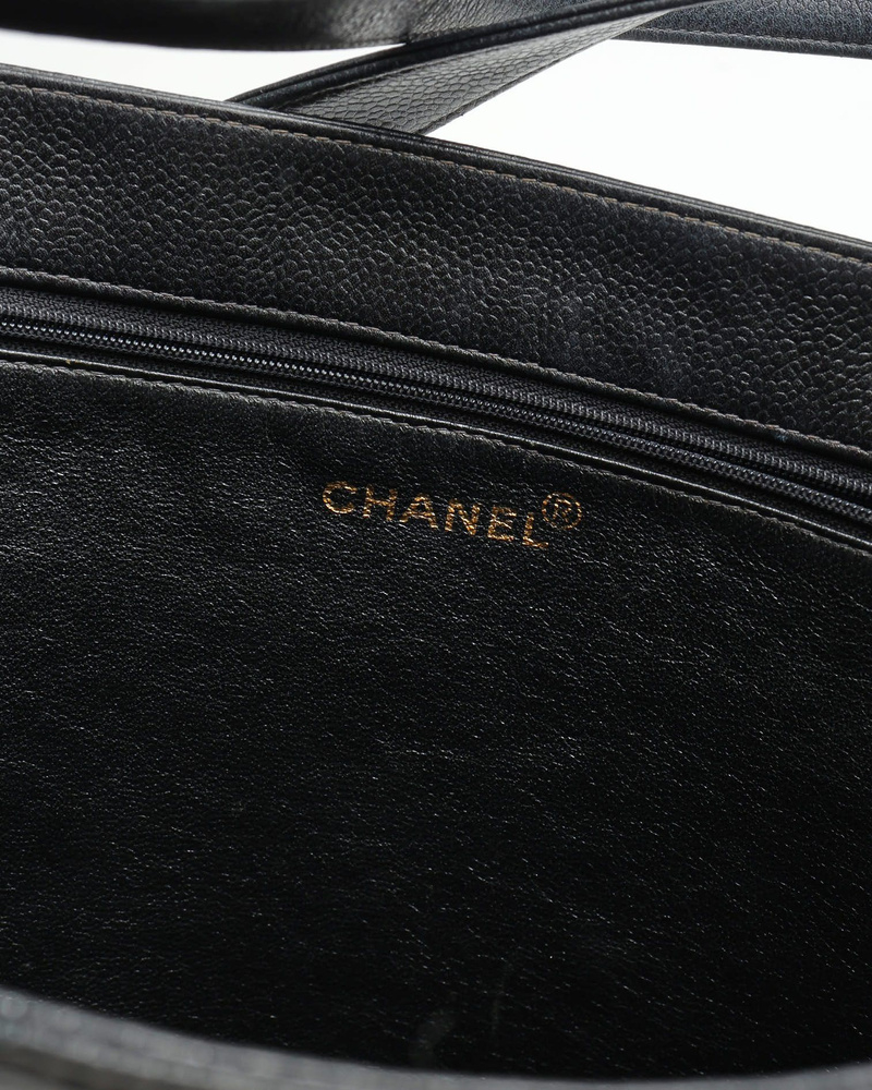 Chanel CC Caviar Tote Bag