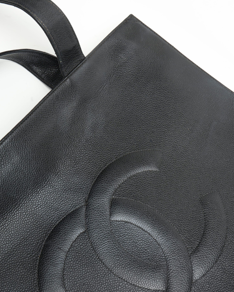 Chanel CC Caviar Tote Bag