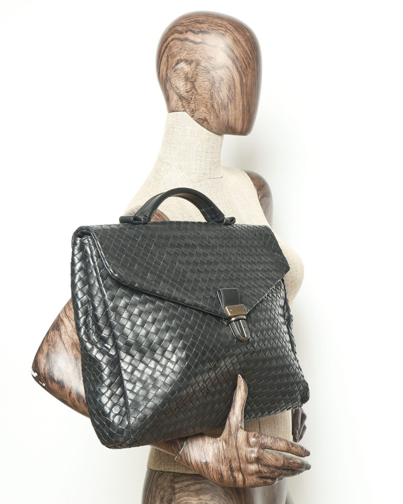 Bottega Veneta Peforated Intrecciato Briefcase