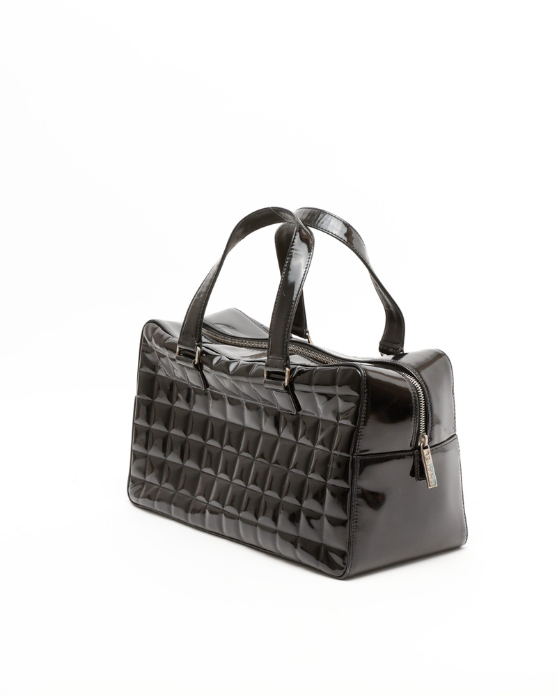 Chanel Patent Chocolate Bar Bag