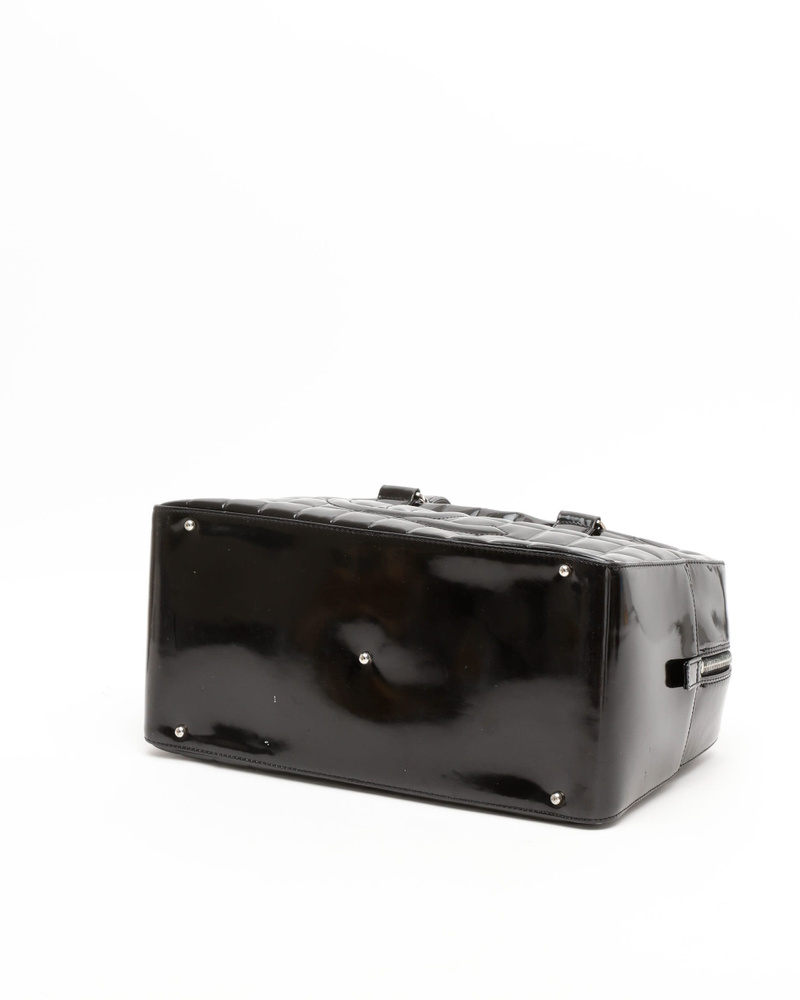 Chanel Patent Chocolate Bar Bag