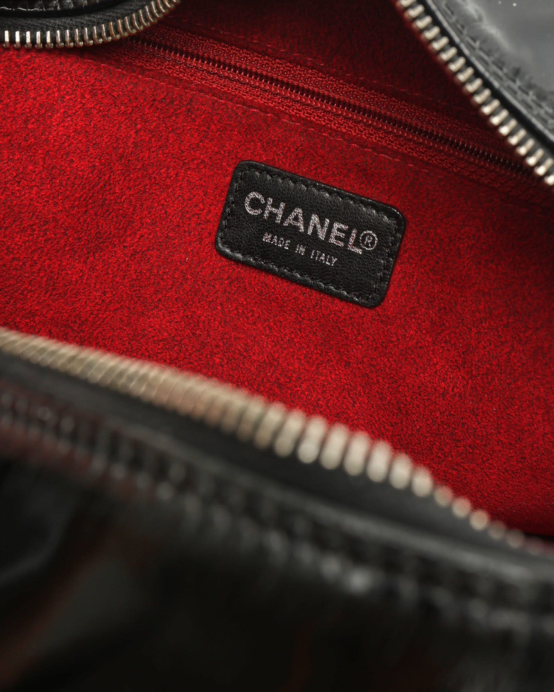 Chanel Patent Chocolate Bar Bag