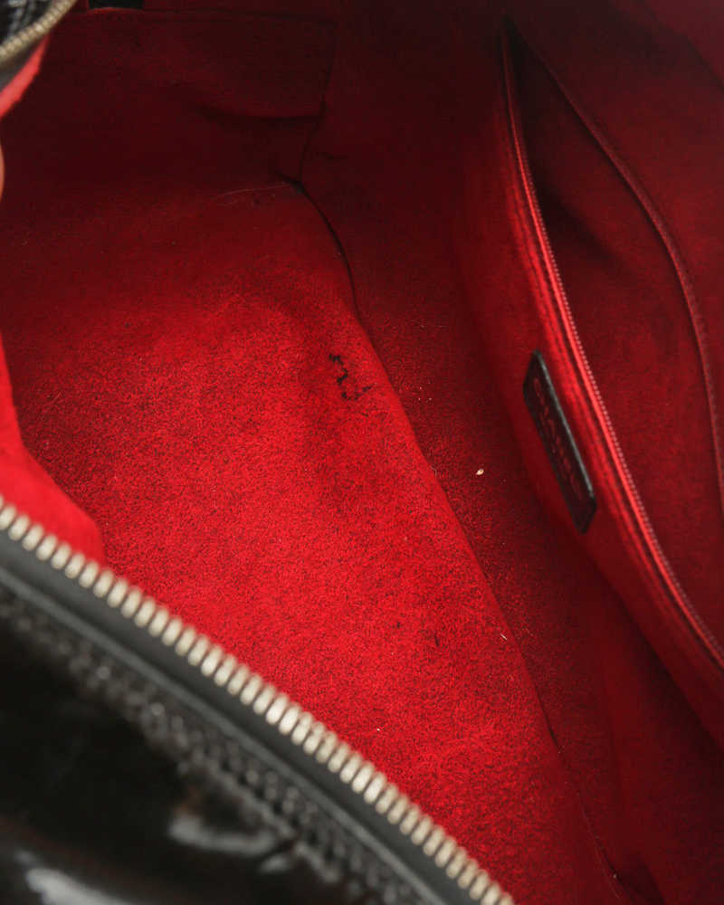 Chanel Patent Chocolate Bar Bag