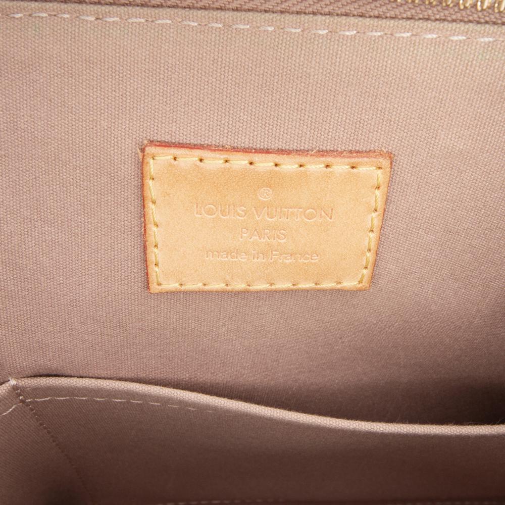 Louis Vuitton AB Louis Vuitton Gold Vernis Leather Leather Monogram Vernis Alma PM France