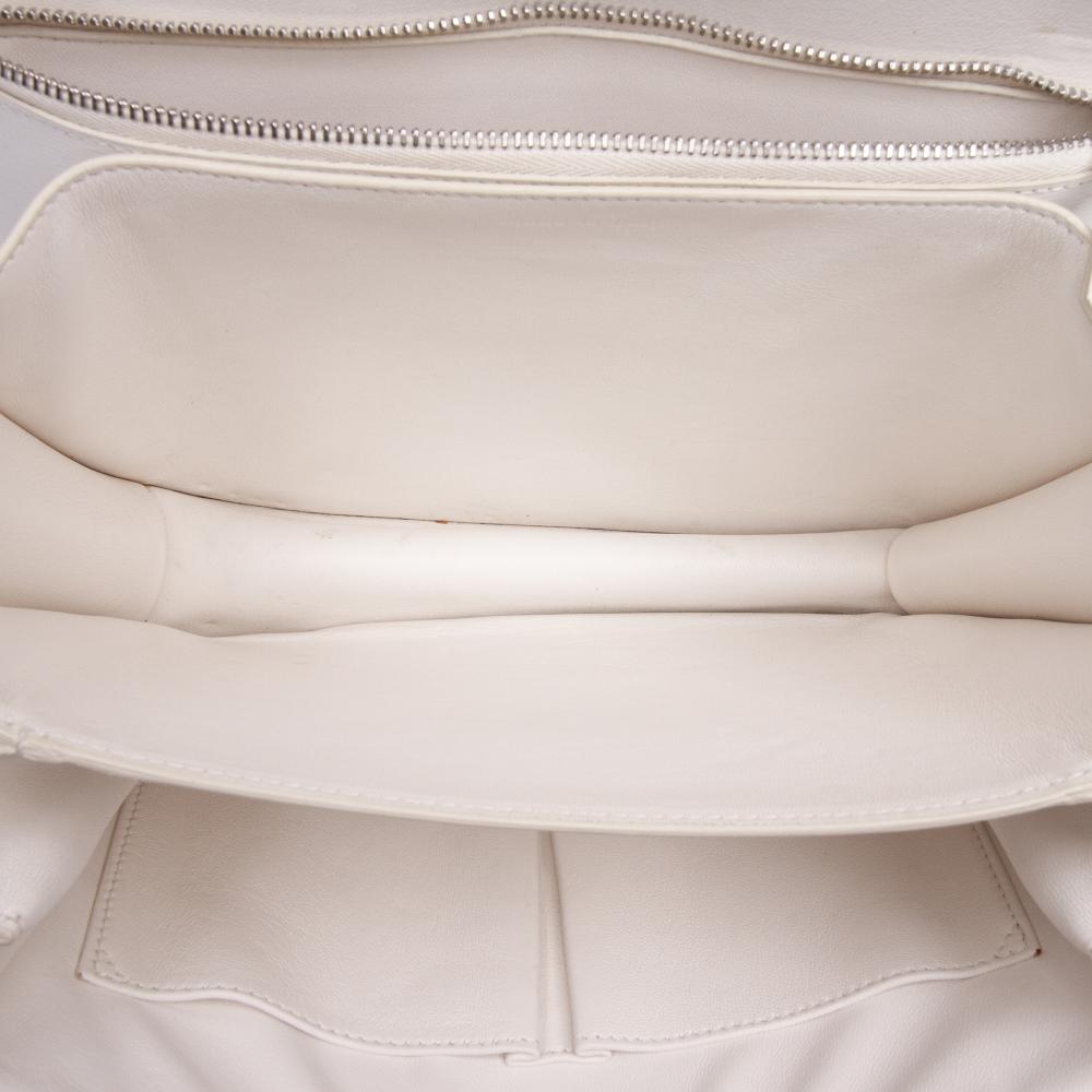 Celine B Celine White Calf Leather Medium skin Classic Box Italy