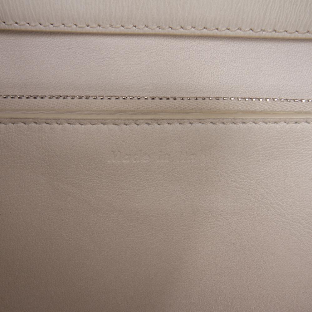 Celine B Celine White Calf Leather Medium skin Classic Box Italy