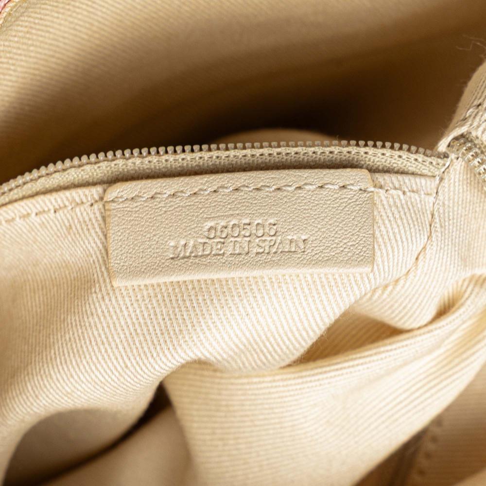 Loewe B LOEWE Pink Light Pink Canvas Fabric Anagram Crossbody Spain