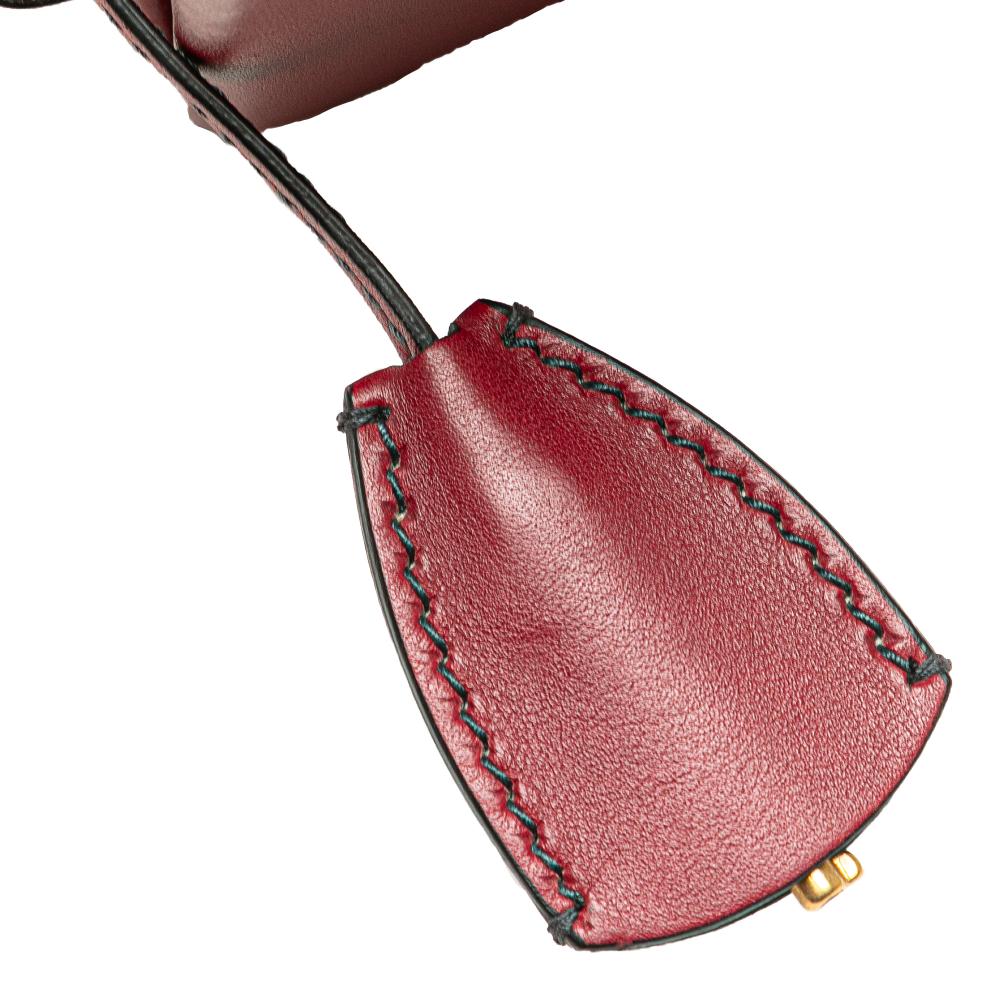 Christian Dior B Dior Red Lambskin Leather Leather Lambskin Dioraddict Lockbox Crossbody Italy