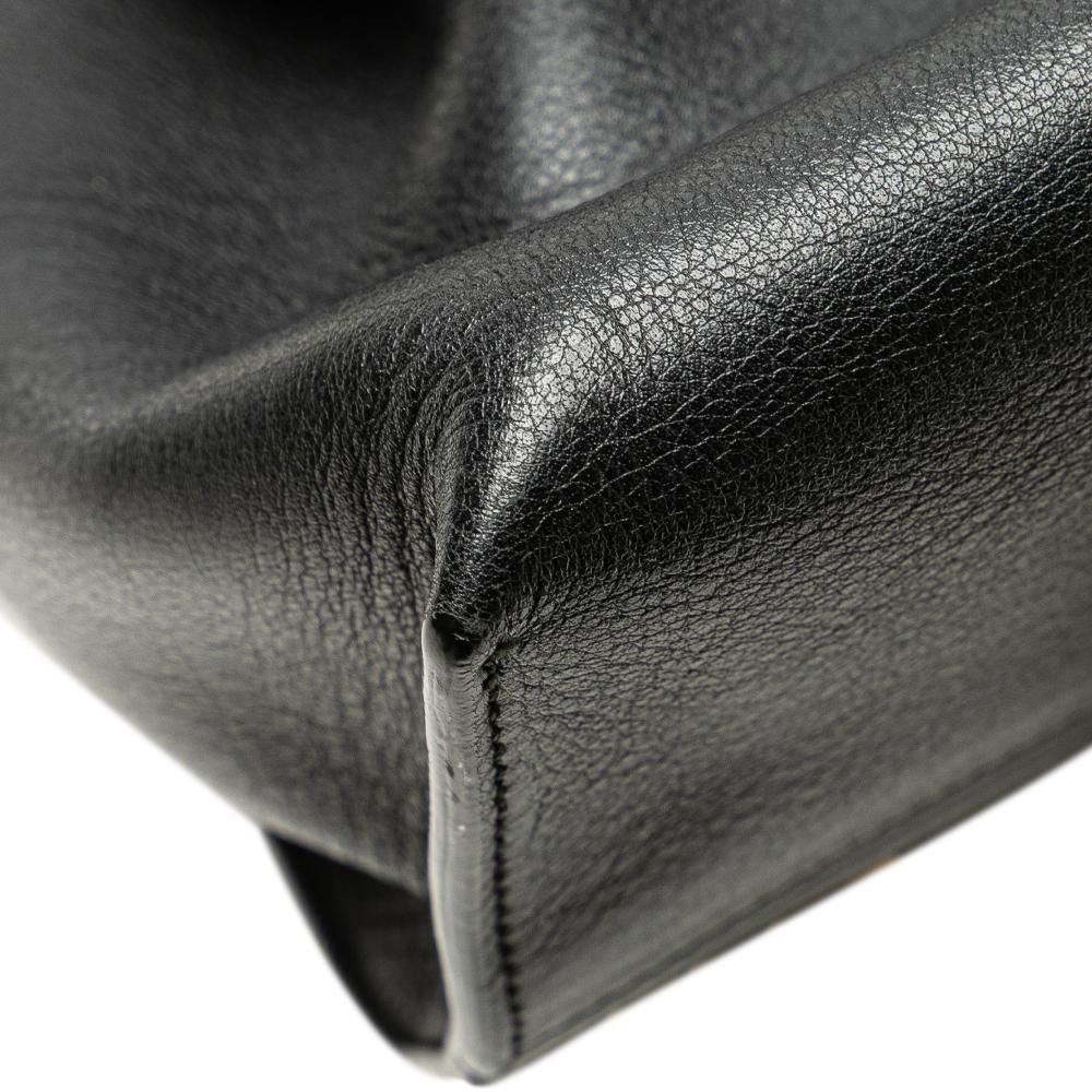 Gucci B Gucci Black with White Calf Leather Studded Animalier Malin Backpack Italy