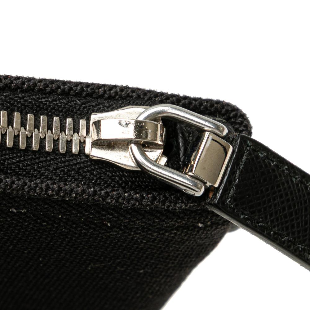 Prada B Prada Black Canvas Fabric Canapa Monkey Tote Italy