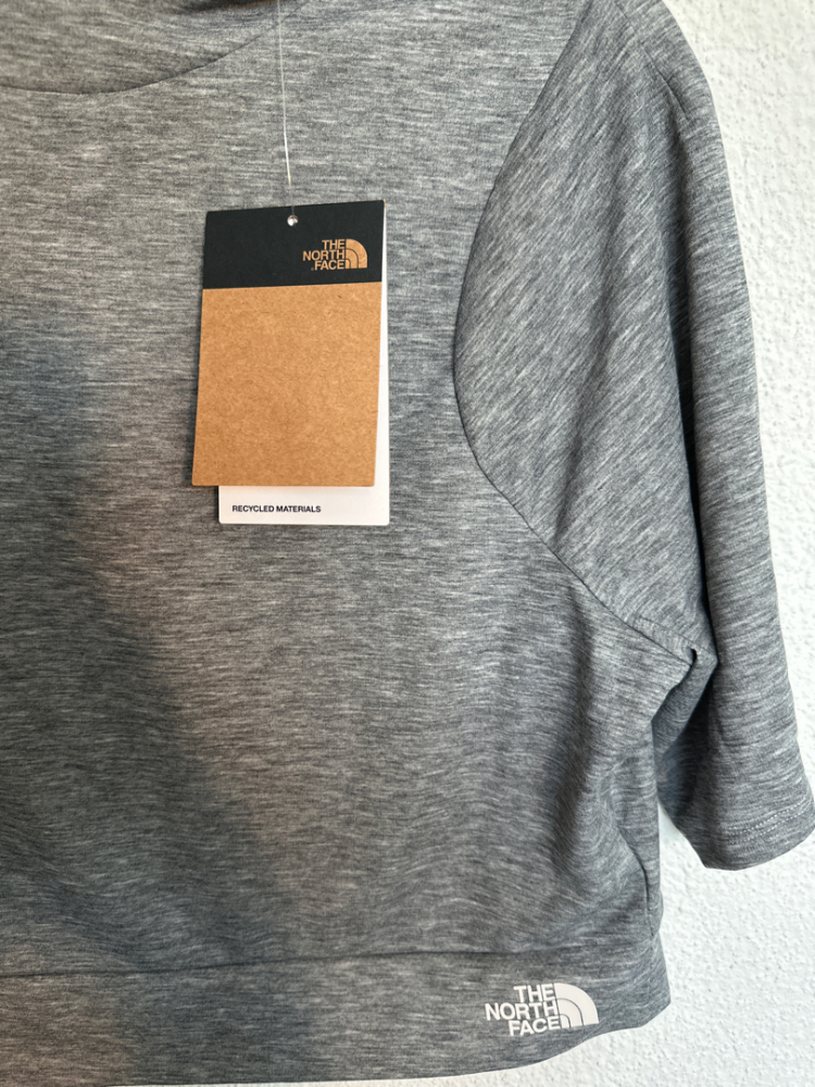 The North Face Grey crop top