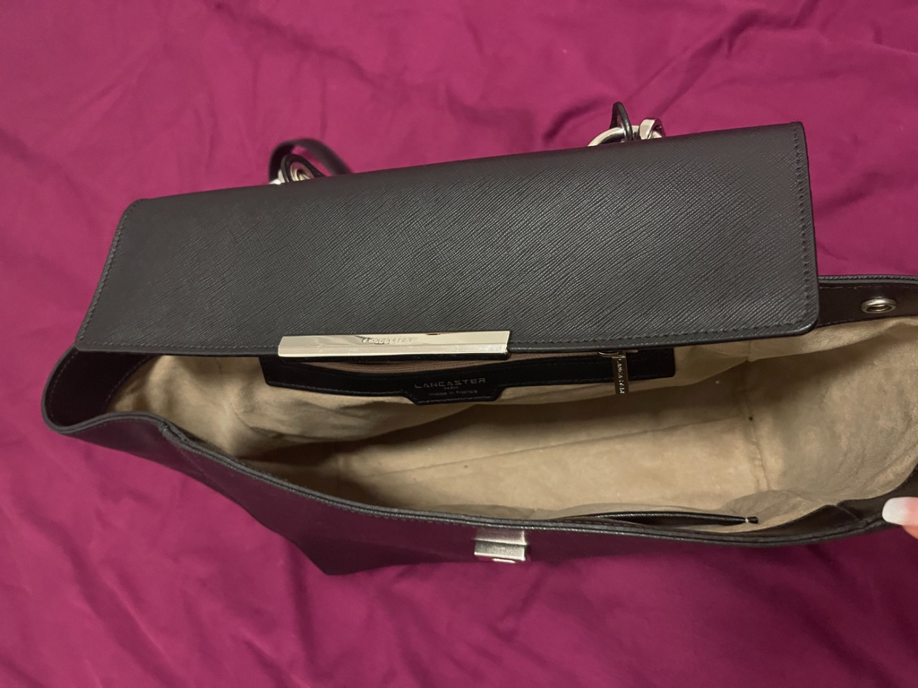 Lancaster Paris Sac cabas Lancaster Saffiani