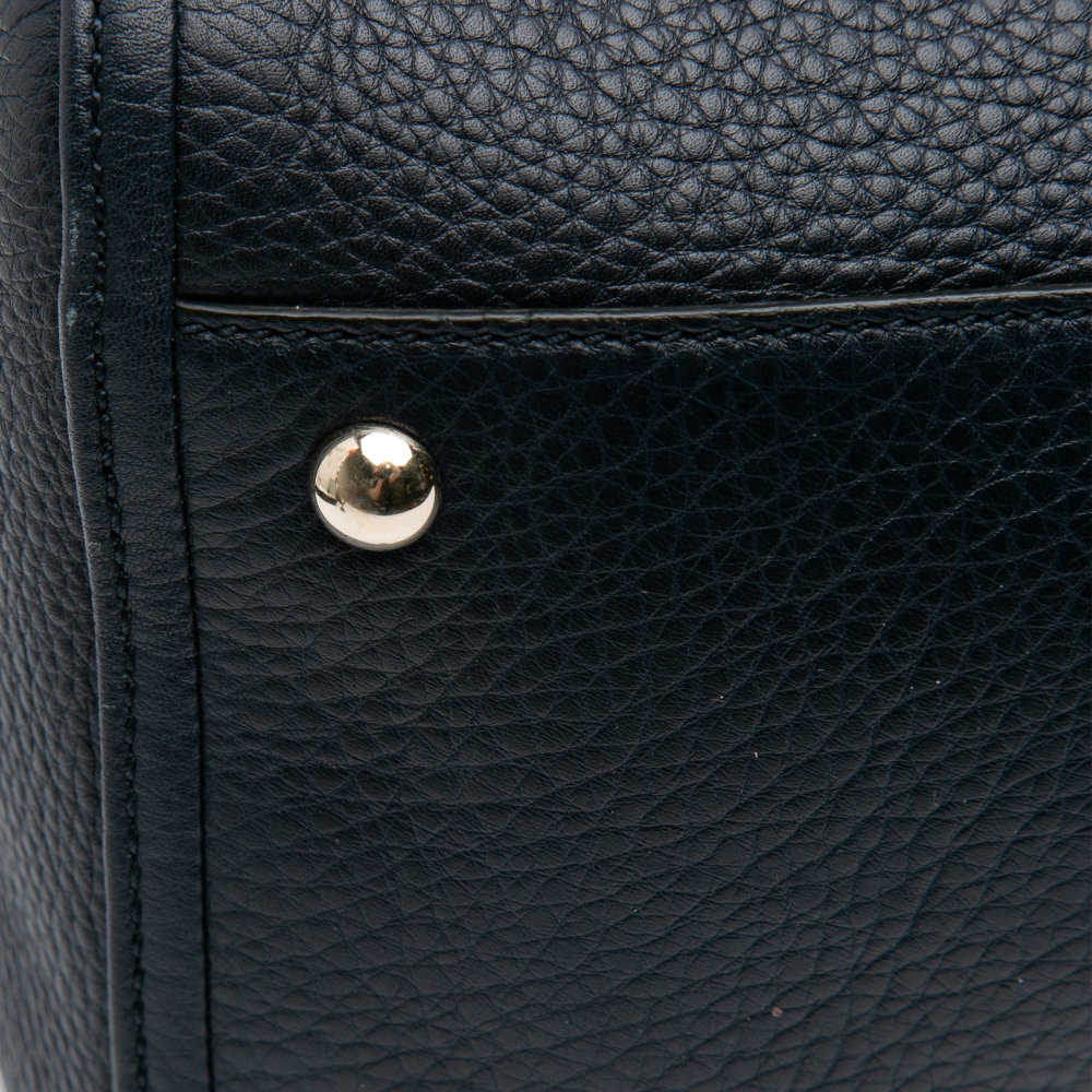 Gucci Soho Medium Leather Hobo Shoulder Bag Black