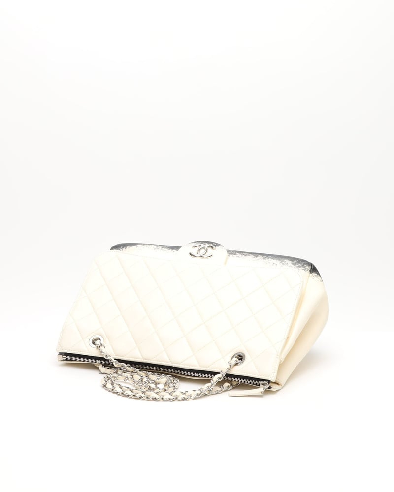 Chanel Maxi Blizzard Flap Bag