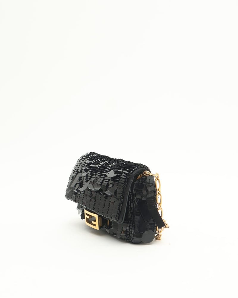 Fendi Mini Sequin Baguette Bag