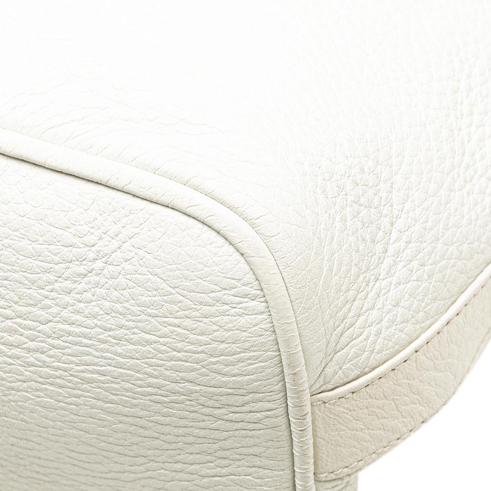 Bottega Veneta B Bottega Veneta White Calf Leather Handbag Italy