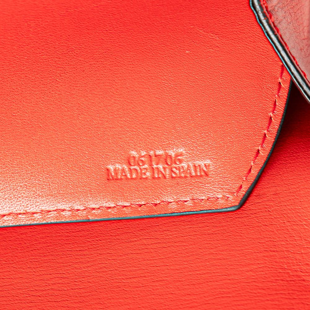 Loewe B LOEWE Red Calf Leather Medium Barcelona Crossbody Spain