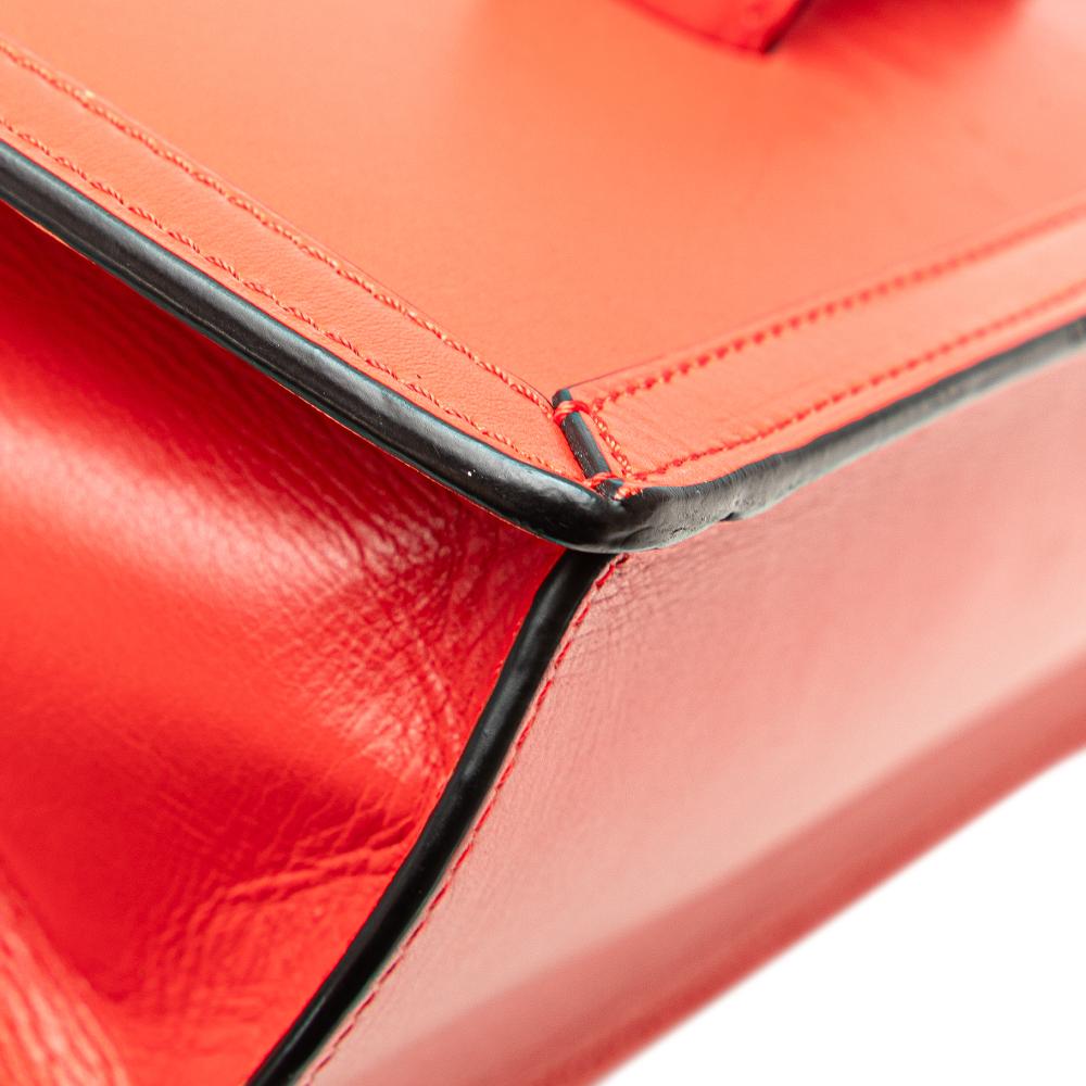 Loewe B LOEWE Red Calf Leather Medium Barcelona Crossbody Spain