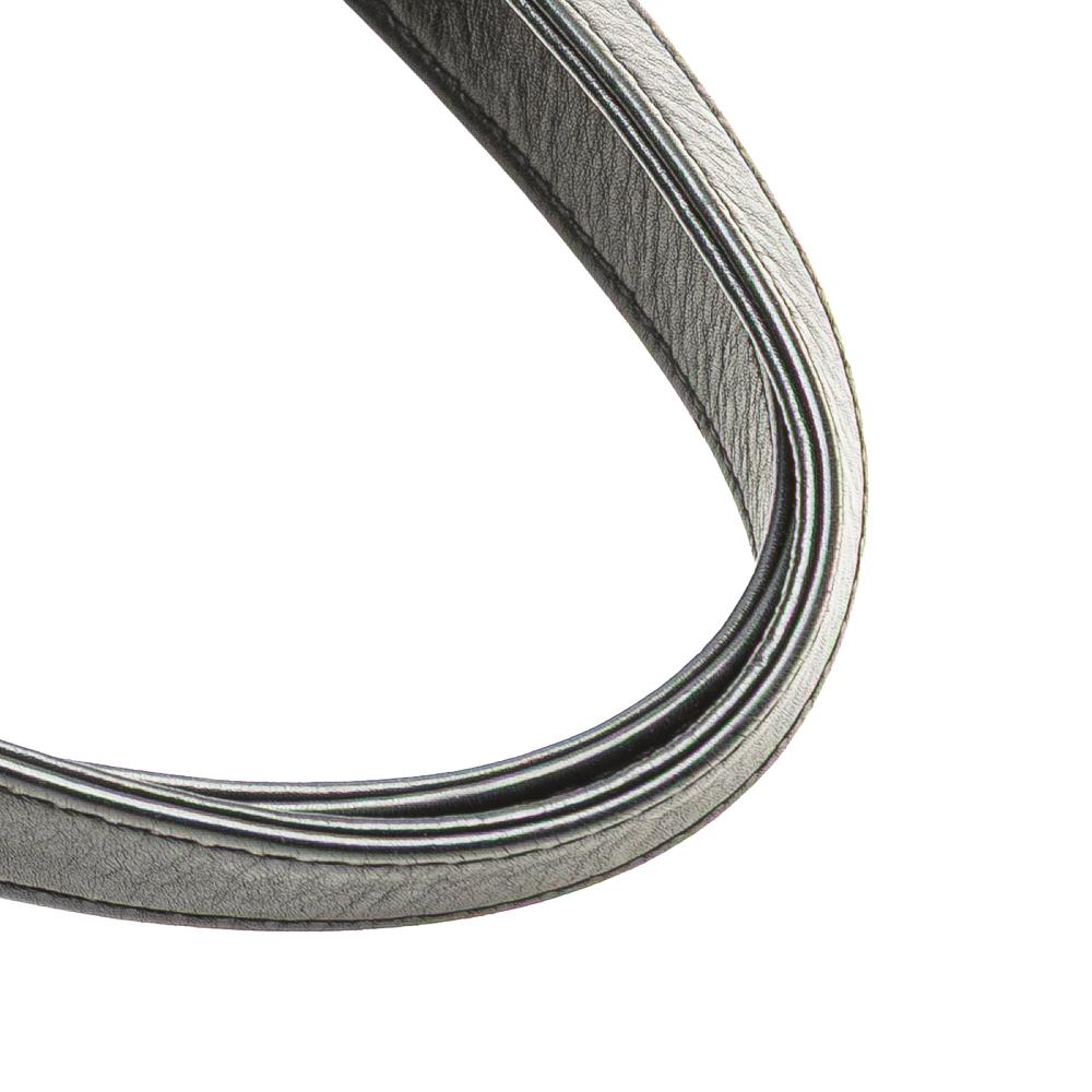 Chanel B Chanel Black Lambskin Leather Leather Lambskin Embroidered Logo Tote France