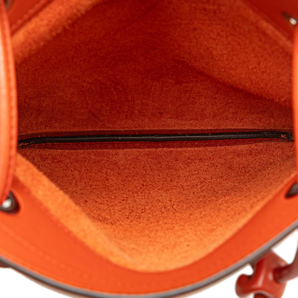 Hermès AB Hermès Orange Dark Orange Calf Leather Mini Swift Aline Bag France
