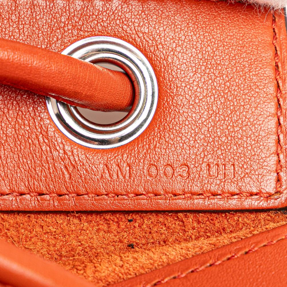 Hermès AB Hermès Orange Dark Orange Calf Leather Mini Swift Aline Bag France
