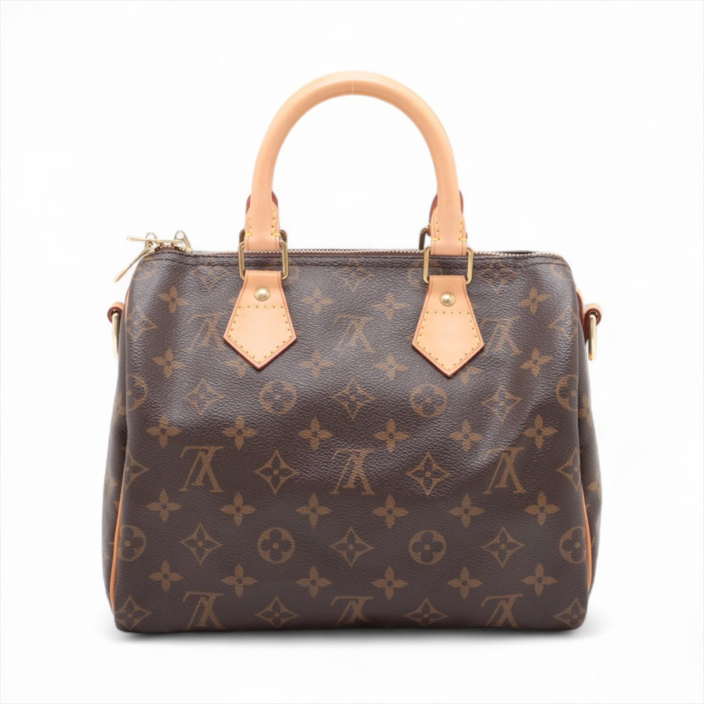 Louis Vuitton Speedy 25 Canvas Bandoulière Trunk Handbag Monogram