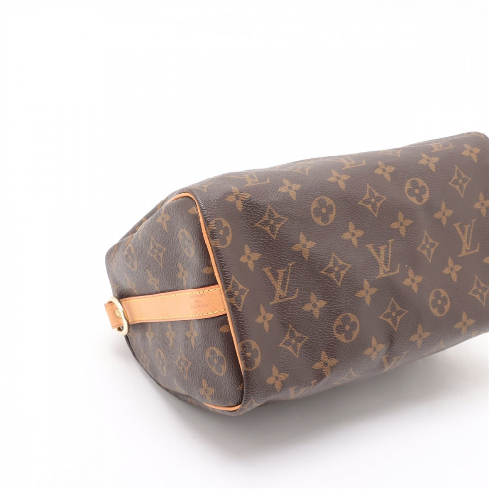 Louis Vuitton Speedy 25 Canvas Bandoulière Trunk Handbag Monogram